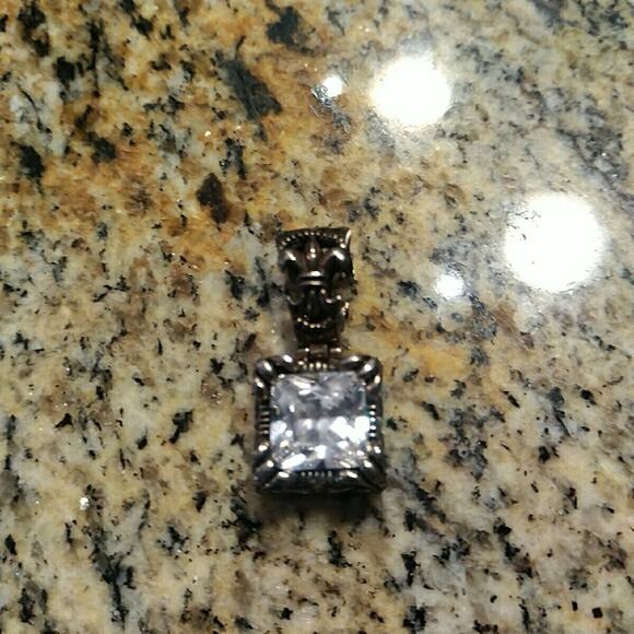 SILPADA Sterling Silver CZ Uptown Pendant Sparkle Nice! - Picture 6 of 10